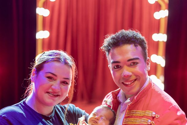 Roll up, roll up – circus clown welcomes first baby during tour of Ireland