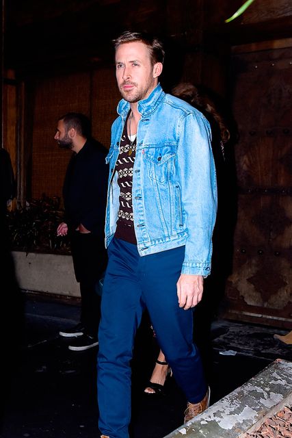 Ryan Gosling and Eva Mendes seen at Tao Restaurant for SNL after party on  September 30, 2017 in New York City.  (Photo by Robert Kamau/GC Images)