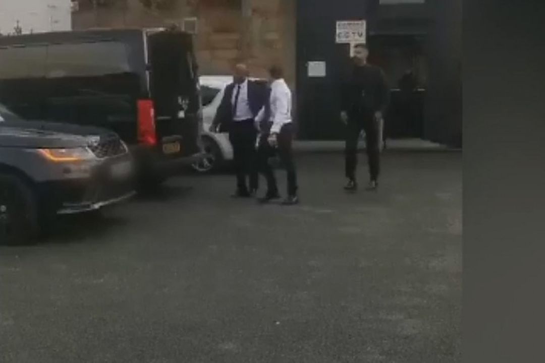 Conor McGregor seen hastily leaving Liverpool pub following brawl