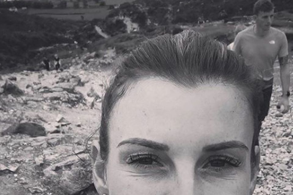 Coleen Rooney climbed Croagh Patrick. Picture: Instagram