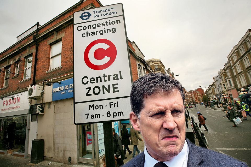 Transport Minister Eamon Ryan has said he does not want to price motorists off the road. Photos used in montage by Peter Macdiarmid/Gerry Mooney