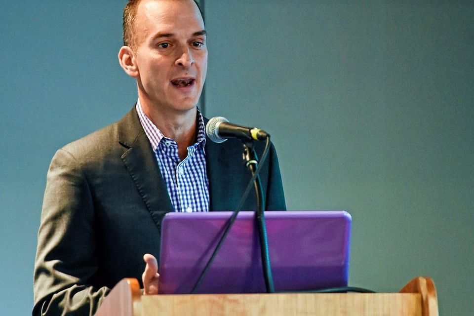 Travis Tygart, Chief Executive Officer, US Anti-Doping Agency (USADA) speaking at an Anti Doping Information Day