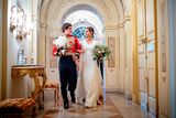 thumbnail: Fernando Fitz-James Stuart and Sofia Palazuelo are seen at their wedding on October 6, 2018 in Madrid, Spain. (Photo by Pool via Getty Images)