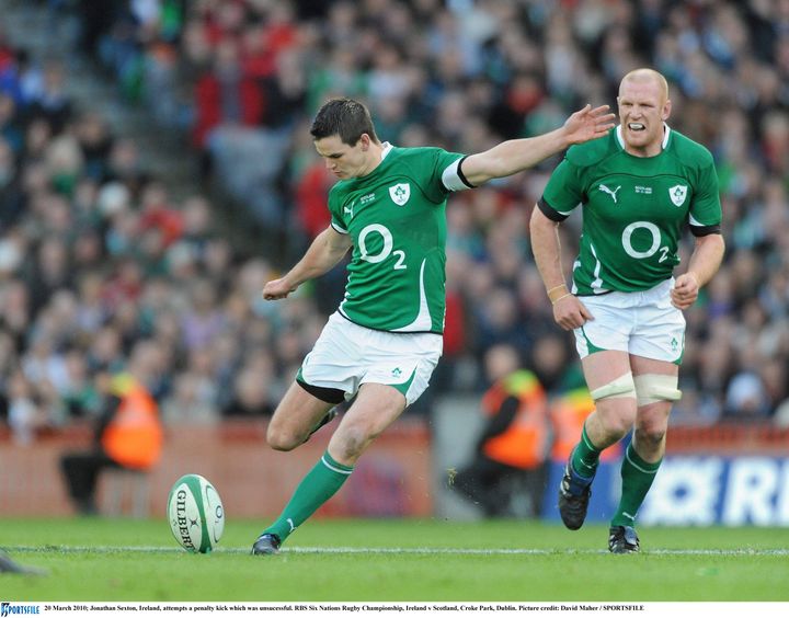 Johnny Sexton tells how using Ronan O’Gara’s face as a mental target improved his place-kicking