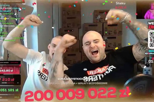 Polish TikToker raises record breaking 59 million for children's cancer charity in nine-day-long livestream