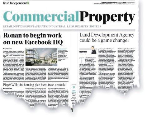 First with the news: The Irish Independent announced Facebook’s expansion at Ballsbridge last September