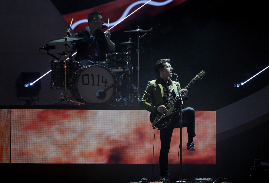 The Arctic Monkeys will headline the Pyramid Stage on Friday (Yui Mok/PA)