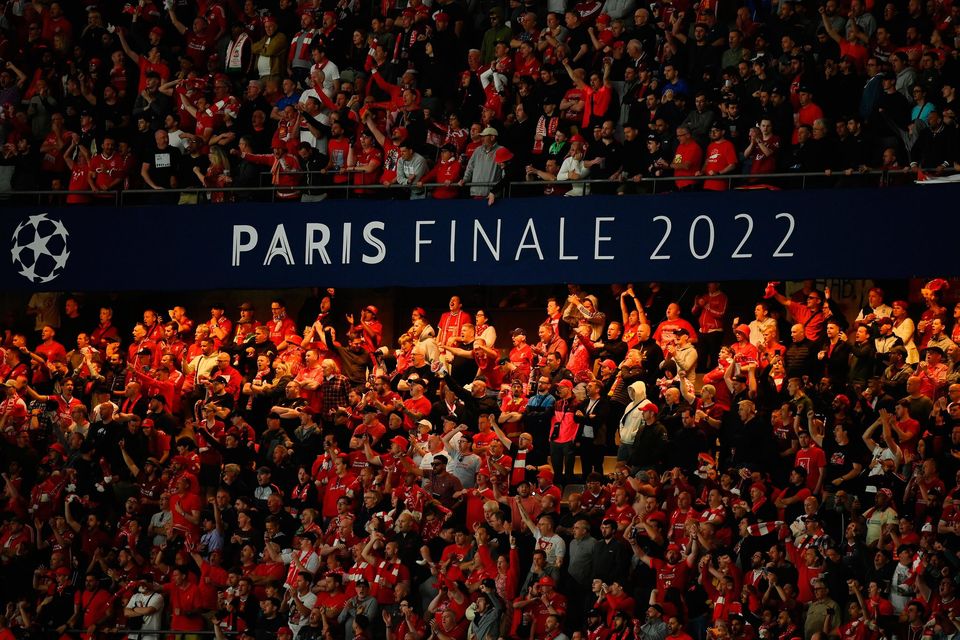 Liverpool supporters were subjected to unjustifiably hostile treatment by French police in Paris last Saturday night. Photo: Matthias Hangst/Getty Images