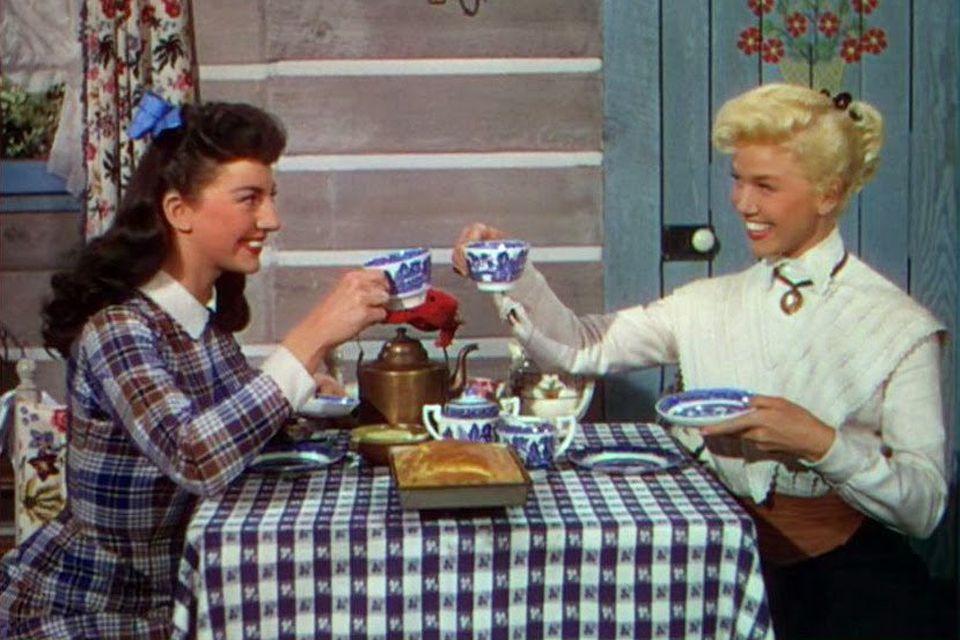 Allyn Ann McLerie and Doris Day in Calamity Jane (Sunday, BBC2, 4.00pm)