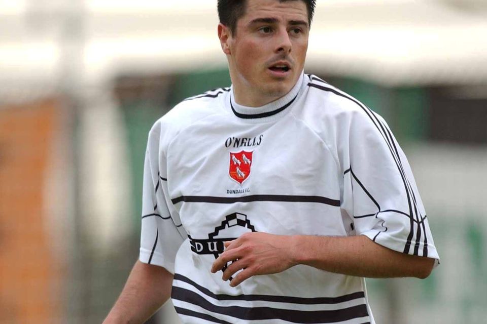 Robbie Brunton in action for Dundalk in 2002