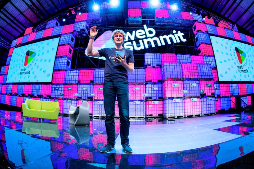 WEB WIZARD: Event organiser Paddy Cosgrave at the Web Summit