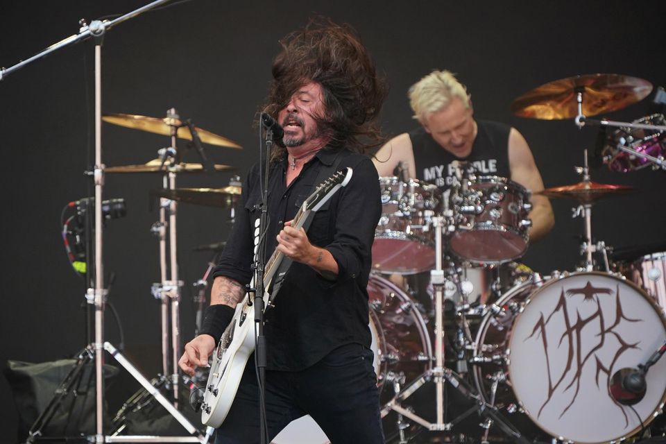 Arctic Monkeys close out Glastonbury mainstage after surprise Foo Fighters set (Yui Mok/PA)