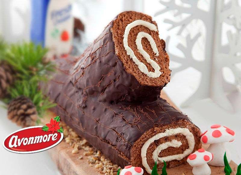 Delicious Irish Christmas Yule log dessert recipe