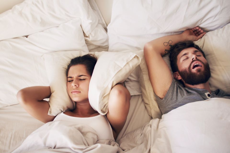 A snoring partner is no longer a problem in a 'sleep divorce'.  Photo: Getty