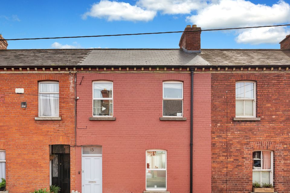 The exterior of the North Strand terraced home
