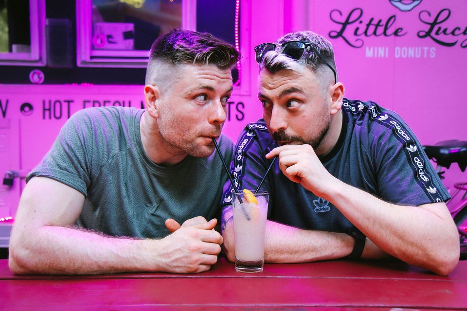Taste of success: The 2 Johnnies’ RTÉ show has 150,000 listeners. Photo: Hannah Devaney