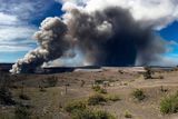 thumbnail: This photo from the U.S. Geological Survey shows activity at Halema'uma'u Crater that has increased to include the nearly continuous emission of ash with intermittent stronger pulses at Hawaii Volcanoes National Park on the island of Hawaii at around 9 a.m. Tuesday, May 15, 2018. Plumes range from 1 to 2 kilometers (3,000 to 6,000 feet) above the ground. Officials on the Big Island of Hawaii say some vents formed by Kilauea volcano are releasing such high levels of sulfur dioxide that the gas poses an immediate danger to anyone nearby. (U.S. Geological Survey via AP)
