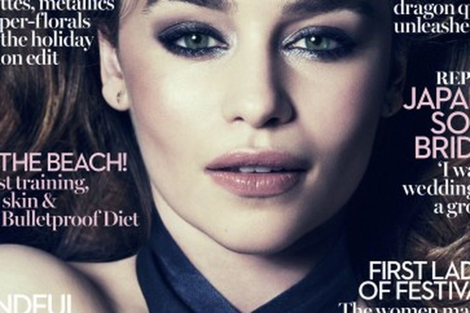 Emilia Clarke covers Marie Claire, July 2015