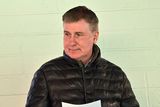 thumbnail: Former Ireland manager Stephen Kenny in attendance at last month's League of Ireland game between St Patrick's Athletic and Waterford at Richmond Park