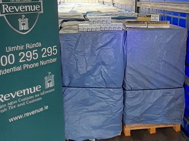 cigarette seizure ireland Revenue seize 9.9 million cigarettes at Rosslare Europort