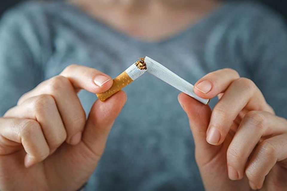 the word tobacco The word TOBACCO concept written in colorful retro shapes and colors  illustration Stock Photo