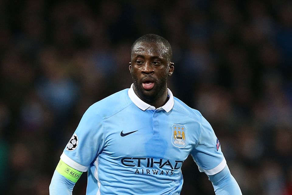 Yaya Toure has been left out of Man City's Champions League squad