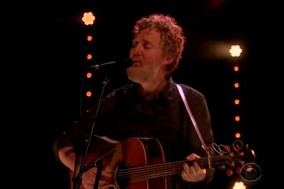 Glen Hansard on The Late Late Show with James Corden