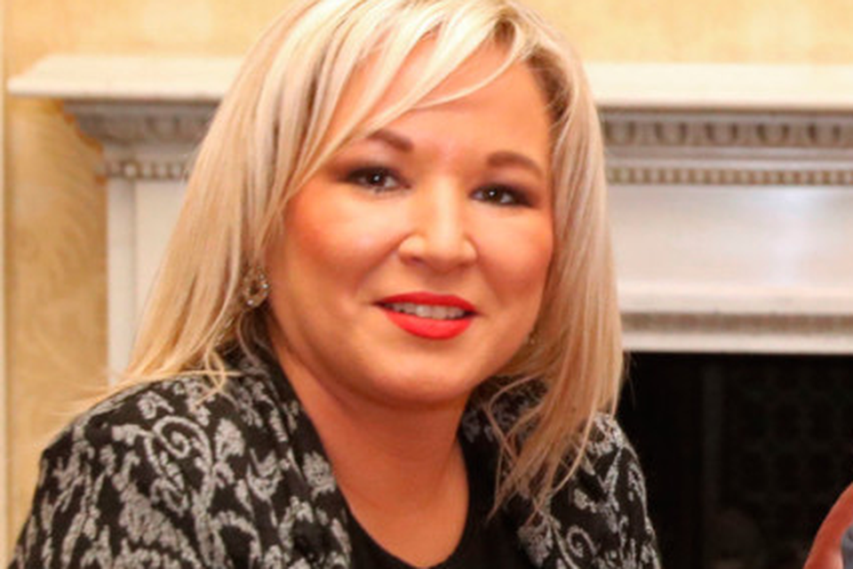 Former health minister: Sinn Féin vice president Michelle O’Neill. Picture: PA