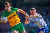 thumbnail: Eoghan Ban Gallagher of Donegal in action against Ryan Wylie of Monaghan