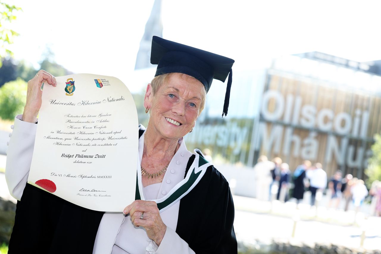 'Age is only a number' â€“ Lifelong learner Phil (86) becomes one of the  oldest graduates in Ireland | Independent.ie