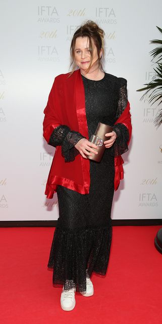Emily Watson pictured at the Irish Film and Television Awards (IFTA) 2023 at the Dublin Royal Convention Centre. Picture: Brian McEvoy