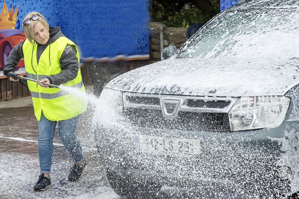 Hazel Waters at the Scoil Chonglais Parents Council car wash fundraiser at O' Reilly's in Baltinglass. Photo: Joe Byrne




Scoil Chonglais, Baltinglass Parents Council Car Wash Fundraiser at O' Reilly's Baltinglass.  Photos Joe Byrne