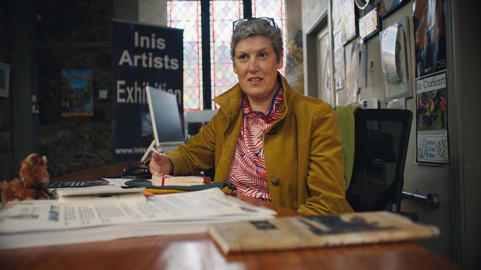 Maire Logue of St John's Art Theatre where Samantha Cookes told 'fantastical' tales. 