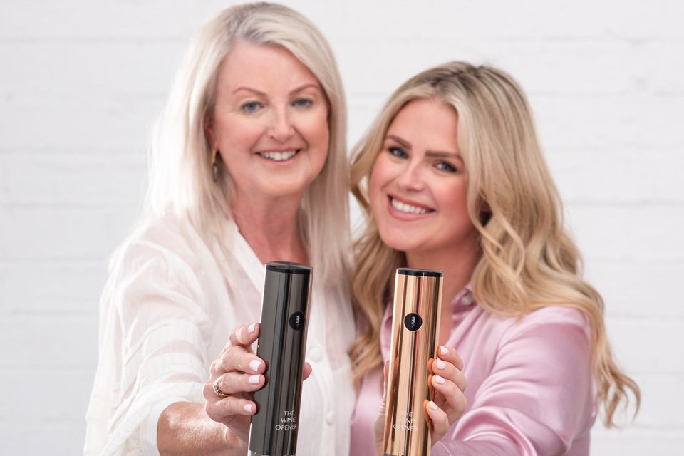 Mother and daughter team Mary and Sophie Leahy hope to bring their trendy electronic wine opener to the US – and have further plans