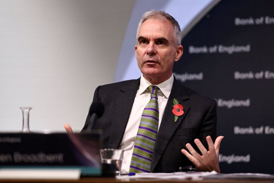 Deputy Governor of the Bank of England Ben Broadbent. Photo: Henry Nicholls/ Reuters