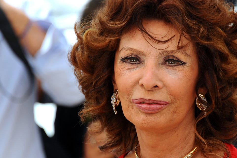 Sophia Loren attends a photocall to present Cannes Classics at the 67th Annual Cannes Film Festival