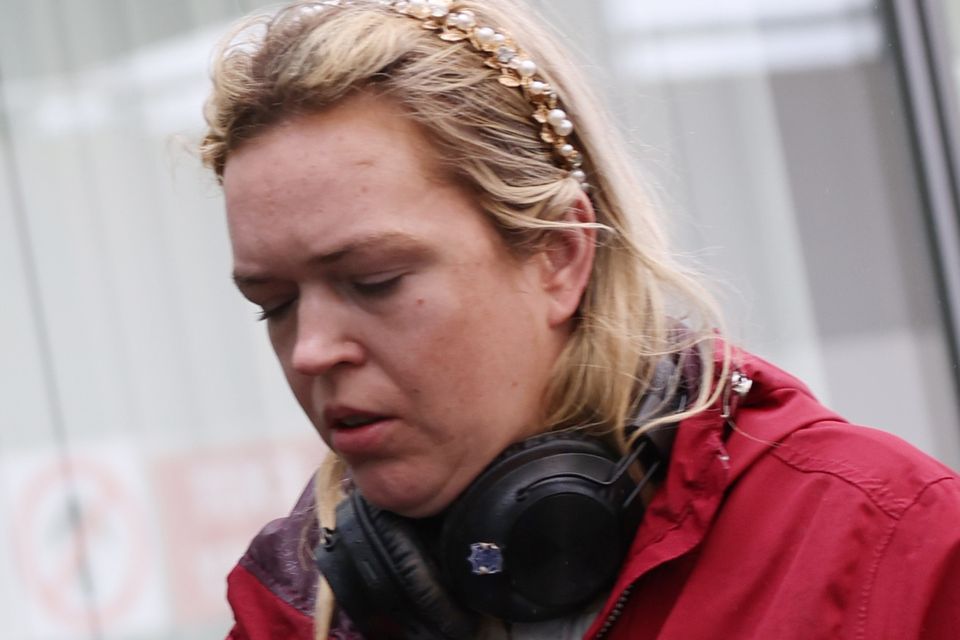 Rebecca Cunningham (43) lunged at a garda as she was arrested. Photo: Paddy Cummins