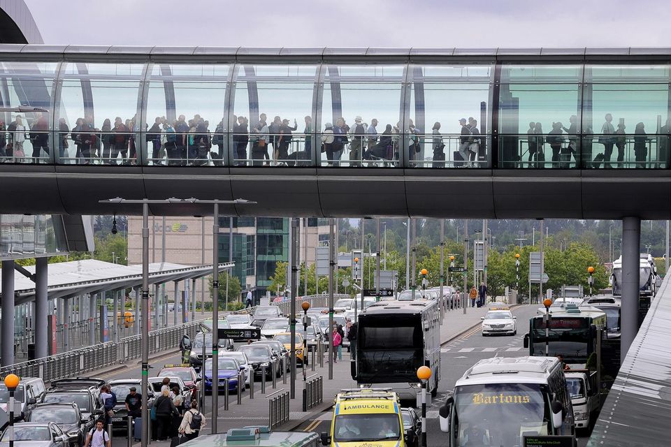 Passengers are being advised to use alternative transport to get to Dublin Airport