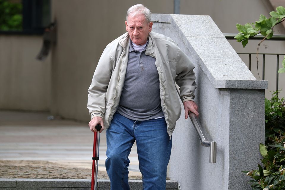 Tom Harte (78) from Ashford, Co. Wicklow leaving Wicklow Circuit Court. Photo: Colin Keegan, Collins Dublin