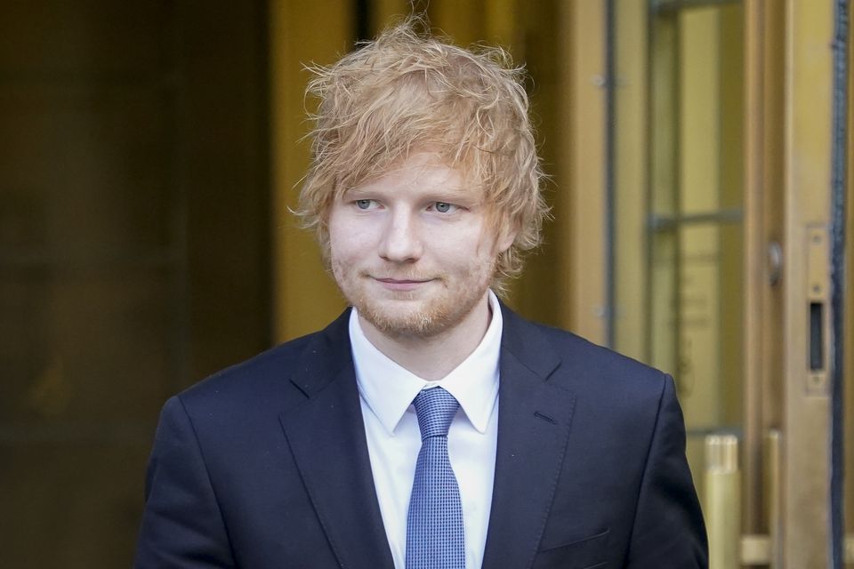 Sheeran denied the allegations of copyright infringement (John Minchillo/AP/PA)
