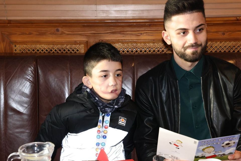 Alejandro and Raul celebrating his 10th birthday