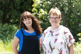 thumbnail: Lorna Elms, Development Officer with iCAN and Kathy Roughan of Clarecastle Ballyea Heritage. Photo: Julien Behal Photography