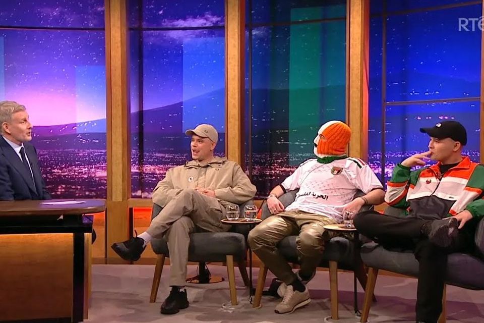 Kneecap on the Late Late Show tonight.