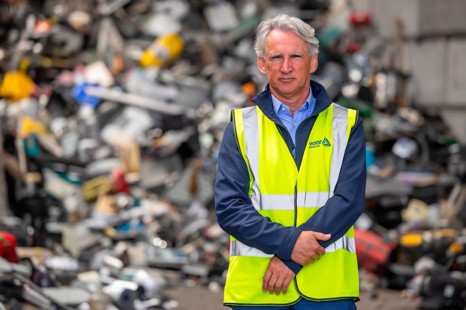 Leo Donovan, CEO of Empathy Research data for Waste Electrical and Electronic Equipment (WEEE) Ireland, which conducted research showing that one in eight people in Ireland continues to dump small electrical items in household bins. Paul Moore /PA Wire