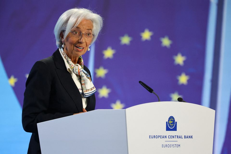 European Central Bank President Christine Lagarde. Photo: Reuters/Kai Pfaffenbach
