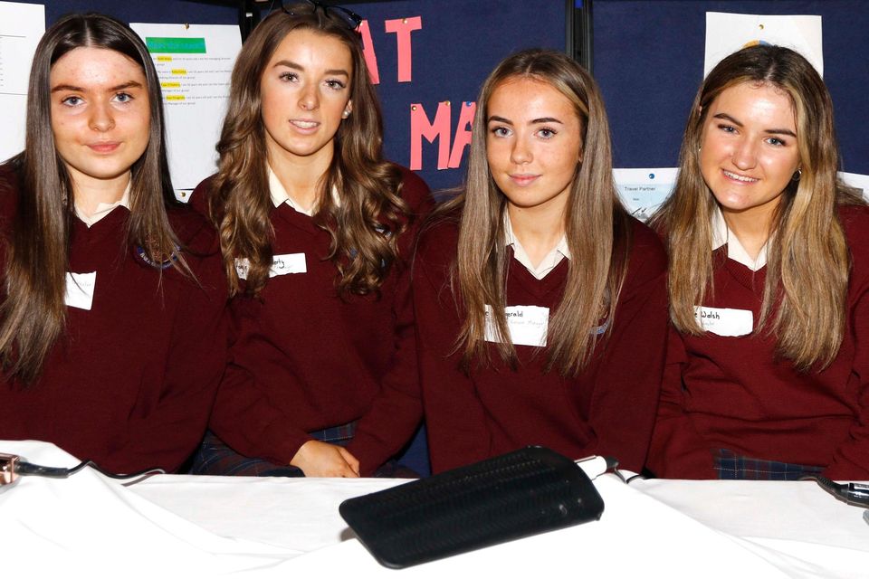 The ‘Heat Matz’ team from Presentation Secondary School, Mitchelstown.