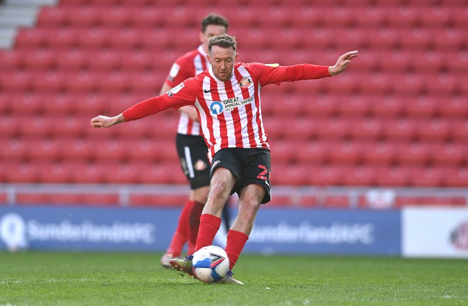Aiden McGeady, pictured during his time at Sunderland, is now at Scottish club Ayr United