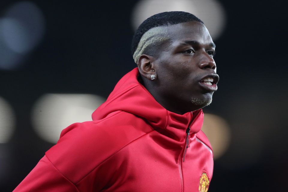 Manchester United's Paul Pogba is injured