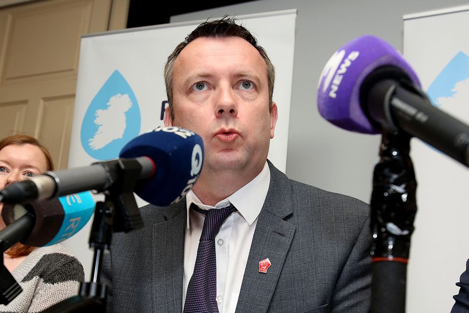 Trade union official Brendan Ogle had to take extended sick leave due to an aggressive form of cancer. Photo: Tom Burke