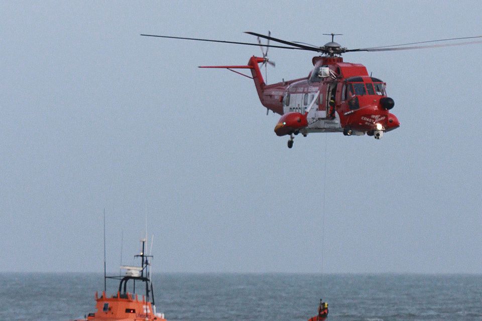 The Irish Coast Guard pictured during a training exercise (Stock photo)